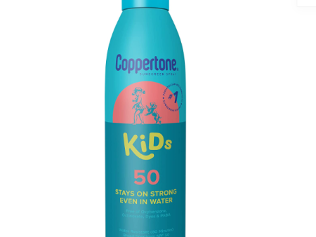 Coppertone , Bloqueador en aerosol para niños 50 SPF - 156g Online Sale