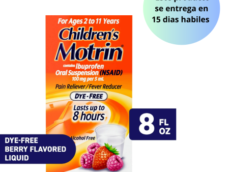 Children s Motrin Ibuprofeno Medicina para Niños, Sabor a Bayas, 8 fl. oz Sale