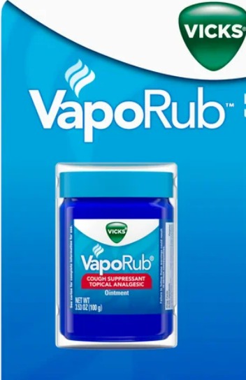 Vicks VapoRub Ungento Analgésico Tópico Supresor de la Tos-  100g Supply