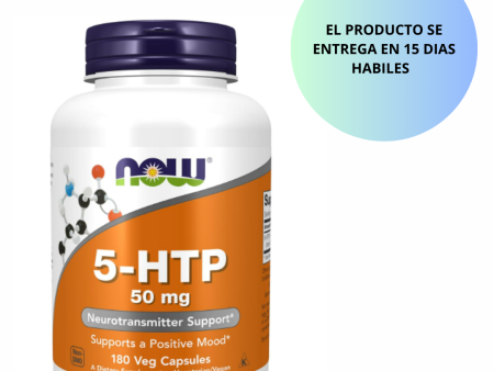 Now 5-HTP , 50 mg - 180 capsulas vegetarianas Online now