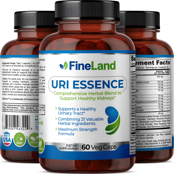 Uri Essence - Fineland , 60 capsulas For Sale