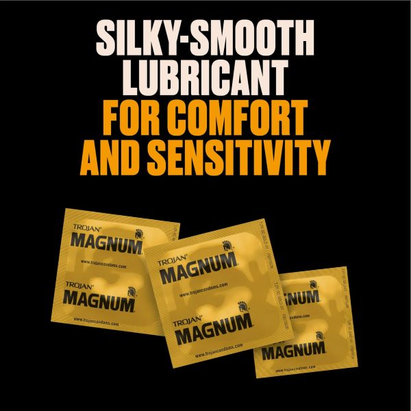 Trojan Magnum Large size - Condones Lubricados , 12 unidades Online now