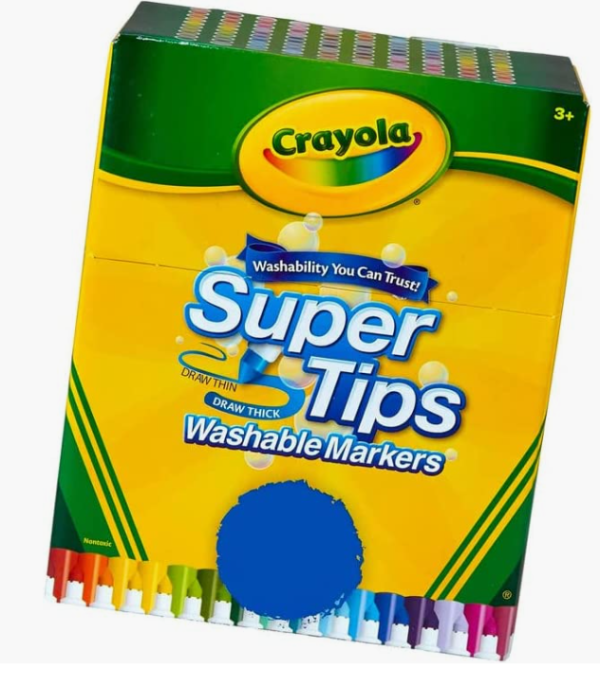 Crayola Supertips , juego de 100 plumones lavables Deluxe Limited Edition Cheap