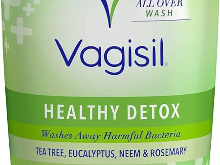 Vagisil DETOX SALUDABLE En todo el lavado corporal para mujeres, ginecólogo, probado, hipoalergénico y pH equilibrado, 12 onza For Discount