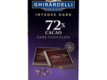 Ghirardelli Intense Dark 72% Cacao Dark Chocolate - 100g Online