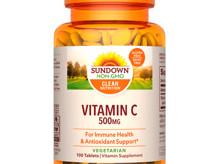 VITAMINA C  500 MG. SUNDOWN NATURALS - 100 TABLETAS Hot on Sale