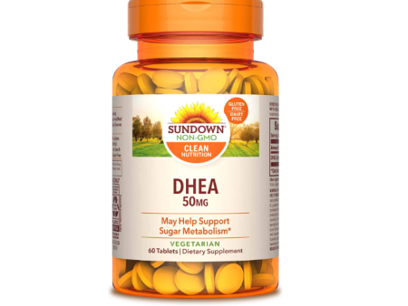 Sundown Naturals DHEA Tablets 50mg, 60CT Hot on Sale