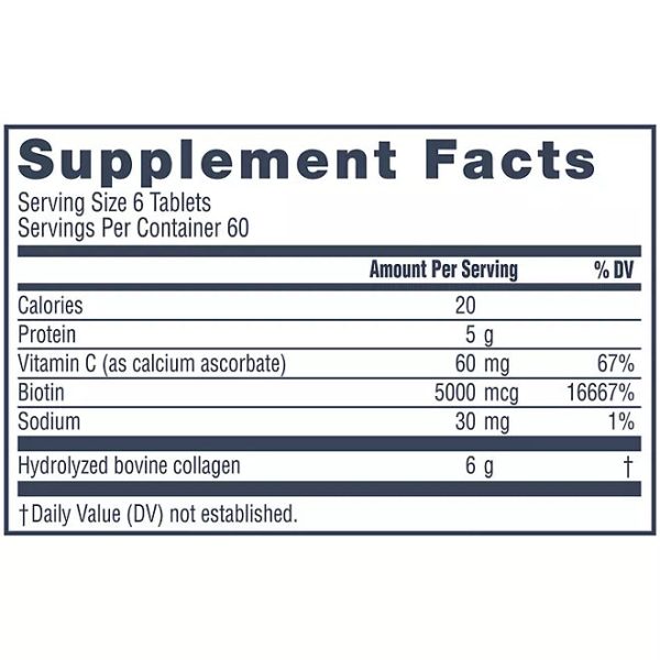 NEOCELL COLAGENO + VITAMINA C+ BIOTINA - 360 TABLETAS For Sale