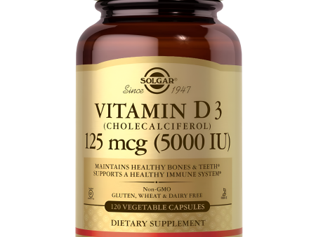 Solgar Vitamin D3 (Cholecalciferol) Capsulas Supply