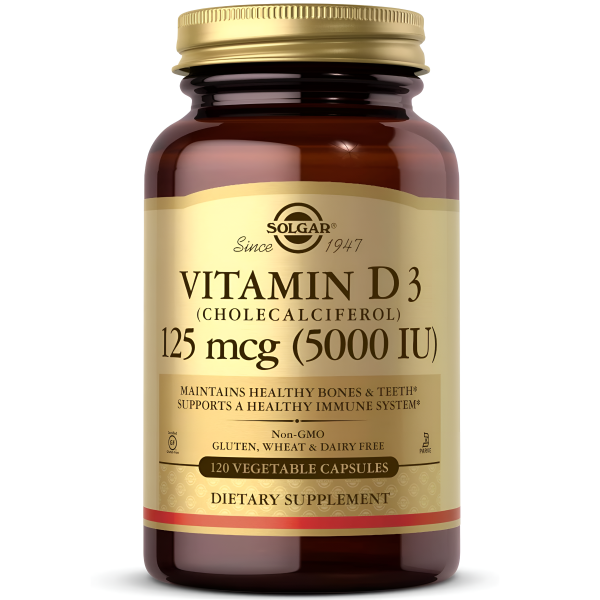 Solgar Vitamin D3 (Cholecalciferol) Capsulas Supply