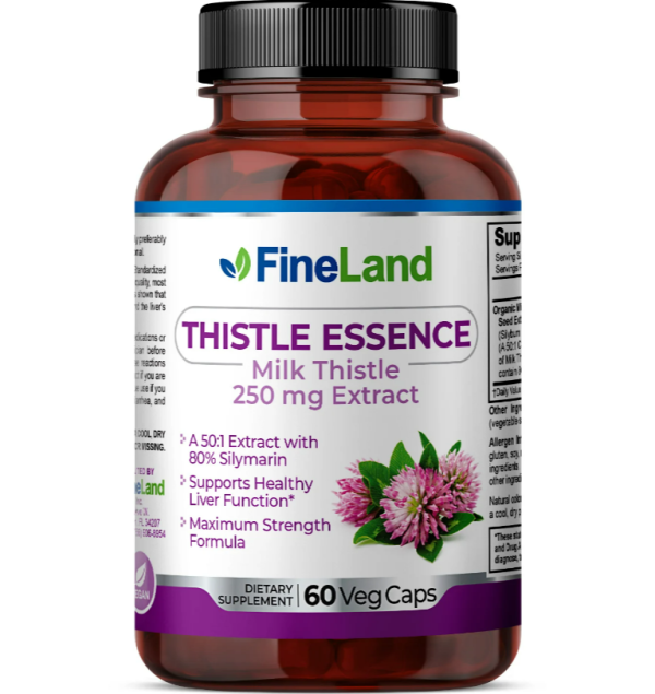 Milk Thistle 250mg extrac Fineland , 60 capsulas Supply