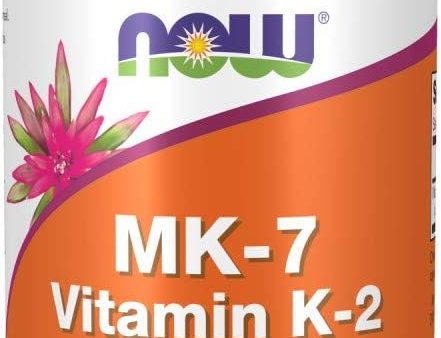 Suplementos de NOW Foods, Vitamina  MK-7 K-2 de 100 mcg, apoyo cardiovascular, veg capsulas Hot on Sale