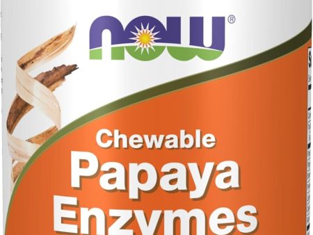 NOW Enzyma Papaya , 180 capsulas Online Hot Sale