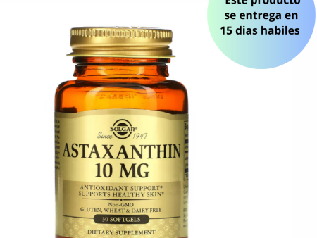 Astaxanthin 10mg , 30 capsulas - Solgar on Sale