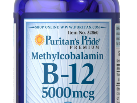 Methyylcobalamin B-12 5000mcg , 30 unidades - Puritans pride Online now