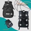 WOLT | Mochila de baloncesto grande con soporte de pelota separado y compartimento para zapatos, ideal para baloncesto, fútbol, voleibol, natación, gimnasio, viajes on Sale