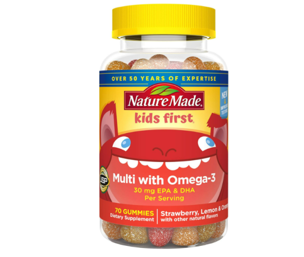 Nature Made Multivitamínico para niños con omega-3 , 70 gummies on Sale