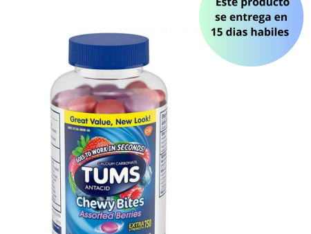 TUMS Masticable Bites, 108 tabletas masticables Fashion