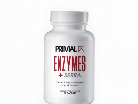 Enzymes + Serra , 60 capsulas - PrimalFX For Discount