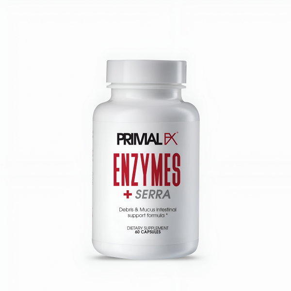 Enzymes + Serra , 60 capsulas - PrimalFX For Discount