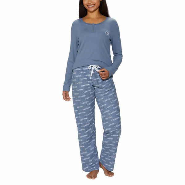 Calvin Klein - Pijama de forro polar para mujer Online Hot Sale