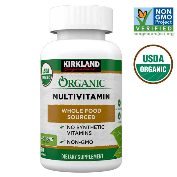 Kirkland Signature Multivitamínico orgánico - 80 tabletas Online Hot Sale