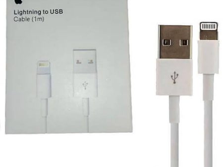 Apple original charger cable , lighting to USB cable 1m de largo Online Hot Sale