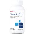 Vitamina D3 50mcg (2000IU) , 180 tabletas - GNC Online now