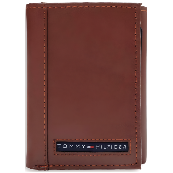 Tommy Hilfiger - Cartera para hombre, triple pliegue Supply