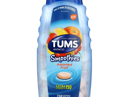 TUMS antiácidos extra fuertes , 250 tabletas masticables Supply