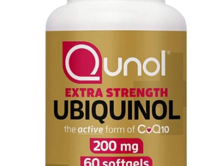 Qunol Ubiquinol CoQ10 200mg - 60 capsulas blandas Online now