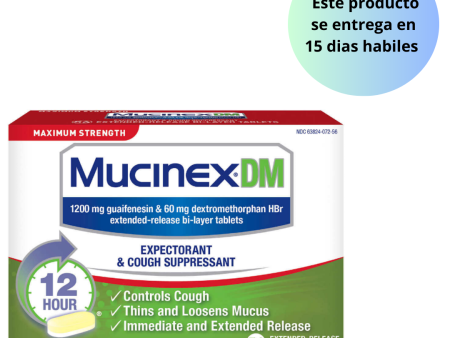 Mucinex DM Maximum Strength 12HR, 56 Tablets Discount