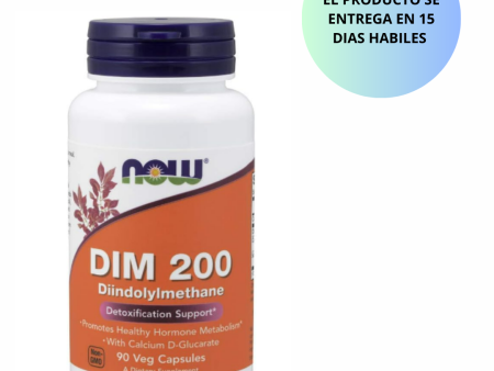 Now - Vitaminas  Dim 200 , 90 capsulas vegetables Supply