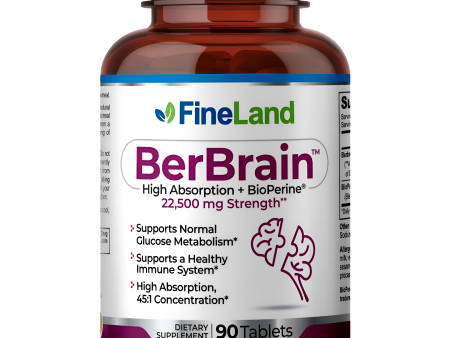 Berbrain 22,500mg - Fineland , 90 tabletas Sale