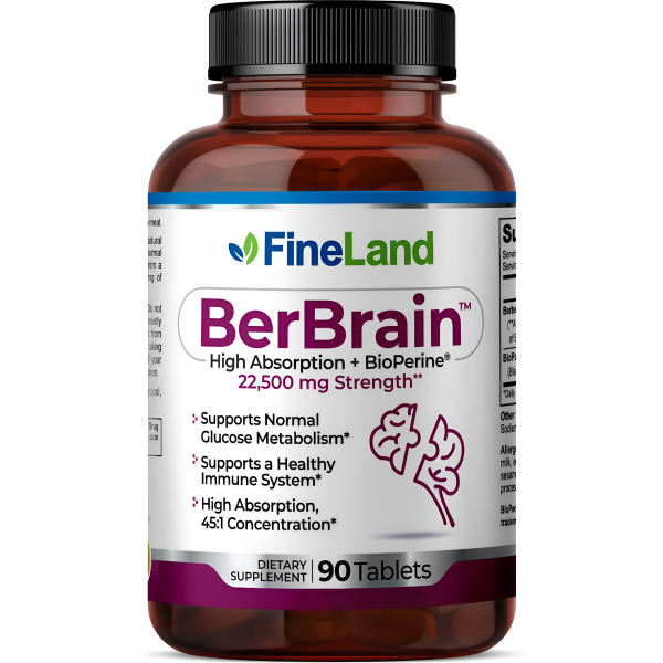 Berbrain 22,500mg - Fineland , 90 tabletas Sale