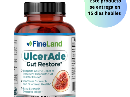 UlcerAde Gut Restore 60 capsulas vegetarianas - Fineland Hot on Sale