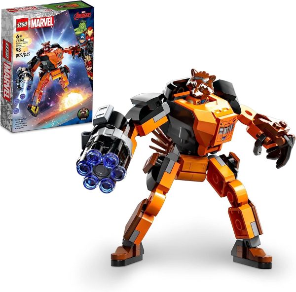 LEGO Marvel Rocket Mech Armor 76243 98 piezas Online Sale