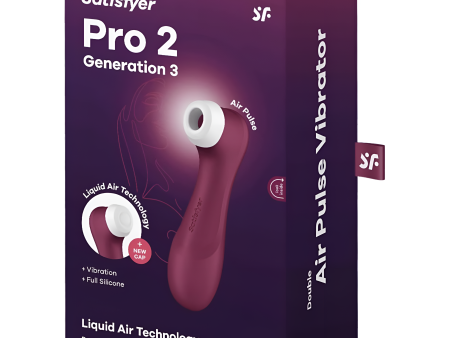 Satisfyer Pro 2 Generation 3 - Vibrador estimulador del clítoris con tecnología Liquid-Air - Juguete sexual sin contacto para mujeres con succión de clítoris, impermeable, recargable Discount