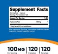 Nutricost Hyaluronic Acid Capsules 100mg,120 Vegetarian Capsules - Gluten Free, Non-GMO Online