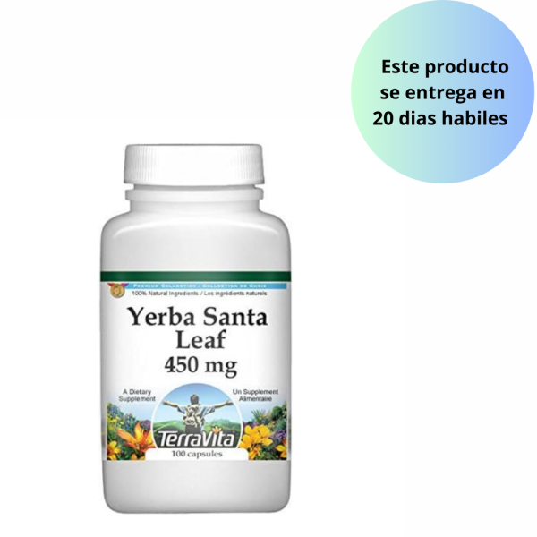 Yerba Santa Leaf 450mg , 100 capsulas - Terravita Online