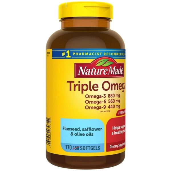 Nature Made Triple Omega 170 Count For Cheap