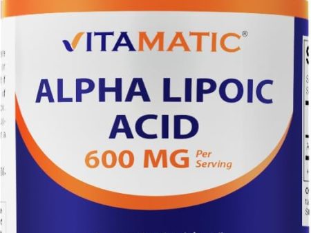 VITAMATIC, Alpha lipoic acid 600mg 240 cápsulas, 120 porciones, sin OMG y sin gluten Online Sale