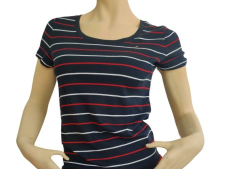 Polo Tommy Hilfiger Talla M para mujer - diseño rayas Fashion