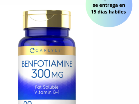 Carlyle Benfotiamina 300mg ,90 Cápsulas - vitamina B-1 Supply