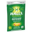 HALLS Immune SYSTEM DEFENSE - sabores citrus, 25 caramelos Discount