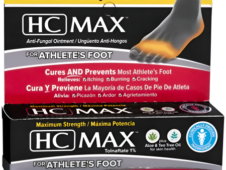 HC MAX Pomada antimicótica - para el pie de atleta 28gr Online Hot Sale