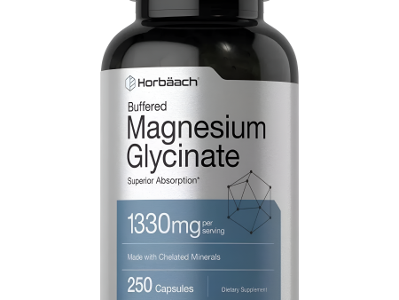 MAGNESIUM GLYCINATE 1330MG  250  Capsulas - HORBAACH Online Hot Sale