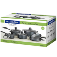 Tramontina PrimaWare - Juego de utensilios de cocina antiadherentes de 10 piezas, color gris acero Tramontina Cheap