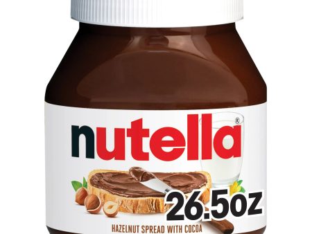 Nutella Crema  de avellana de chocolate Frasco de 750 gr. Supply