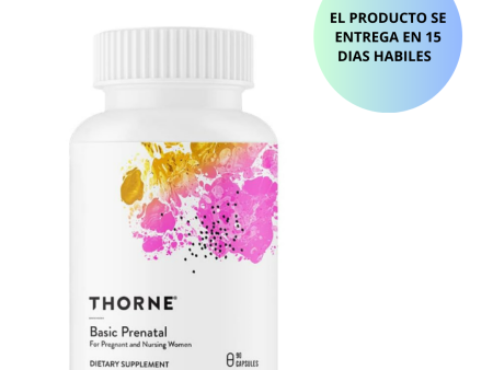 Thorne investigación – Basic – Ácido Fólico para mujer Multivitamínico Prenatal – 90 Cápsulas vegetarianas Fashion